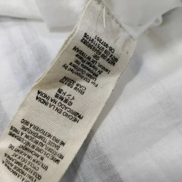 Free People Lilah Multi Striped Pleated Button Front Midi Dress Women's Small - Picture 8 of 12